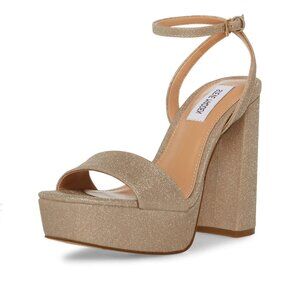 Steve Madden Lessa in Gold Glitter EUC